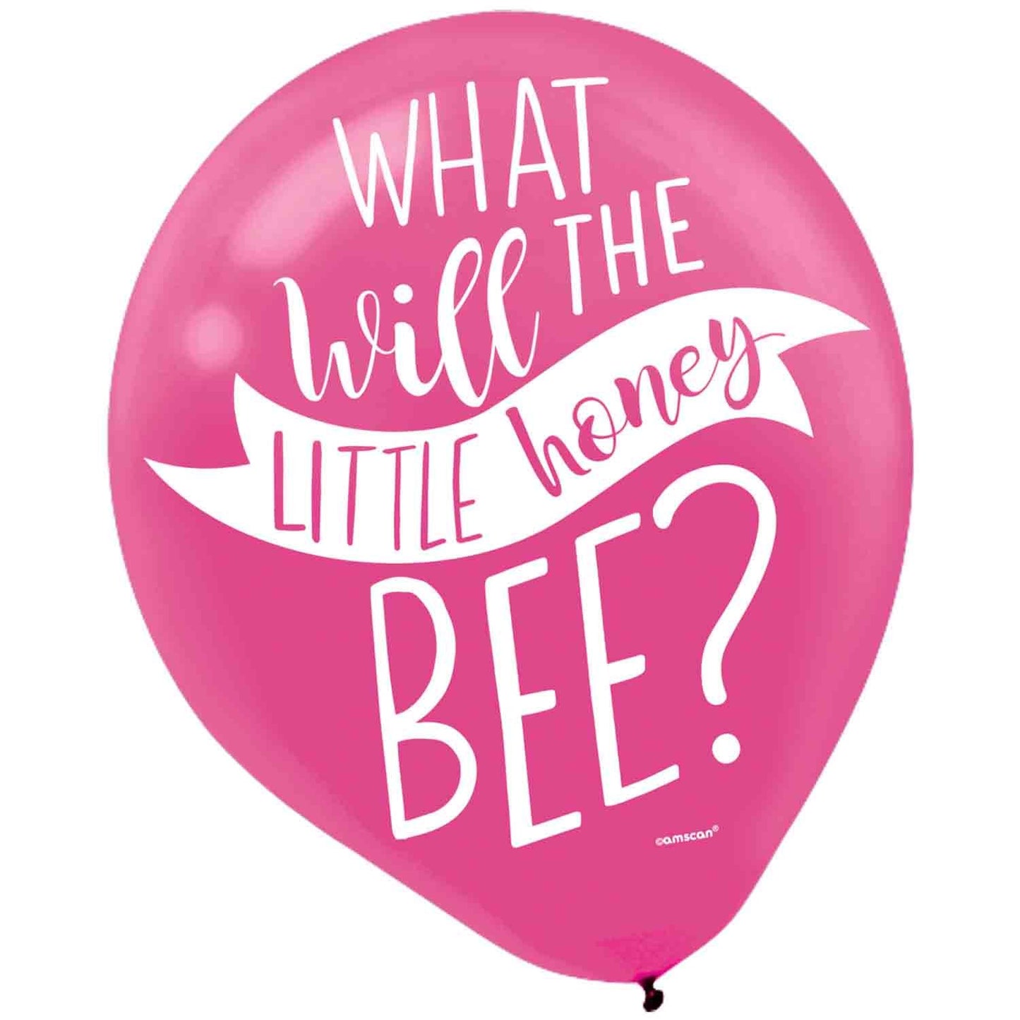 What Will it Bee? 30cm Latex Balloons Assorted Colours