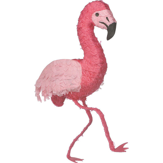 Pink Flamingo 3D Shape Pull String Pinata