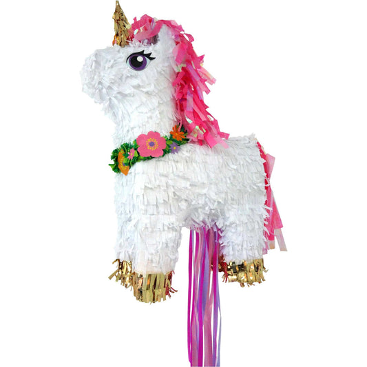 Magical Unicorn 3D Shape Pull String Pinata