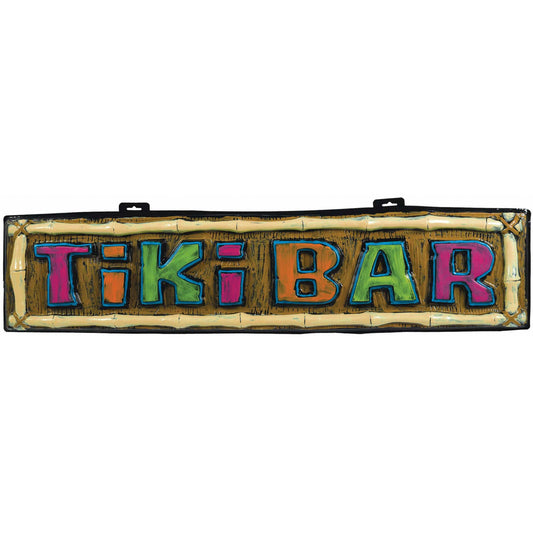 Summer Luau Tiki Bar Vacuum Formed Sign