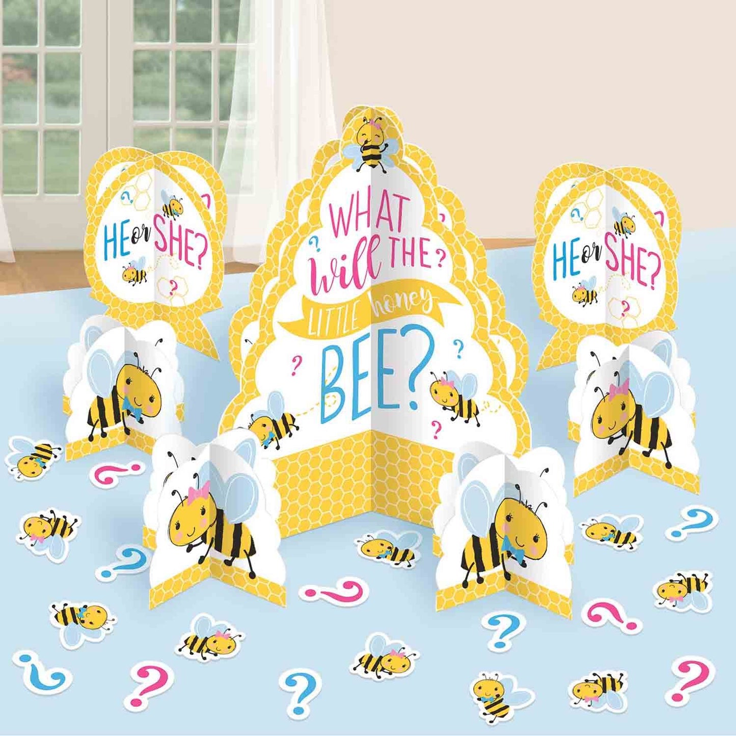 What Will it Bee? Table Centrepiece Cardboard Decorating Kit