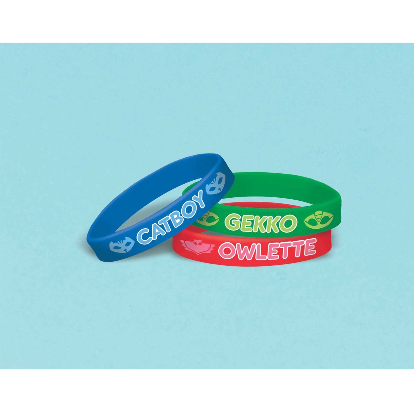 PJ Masks Rubber Bracelets Favor