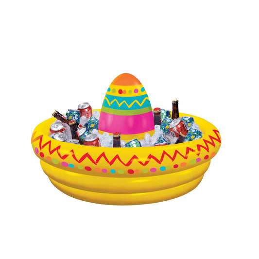 Fiesta Inflatable Sombrero Drink Cooler