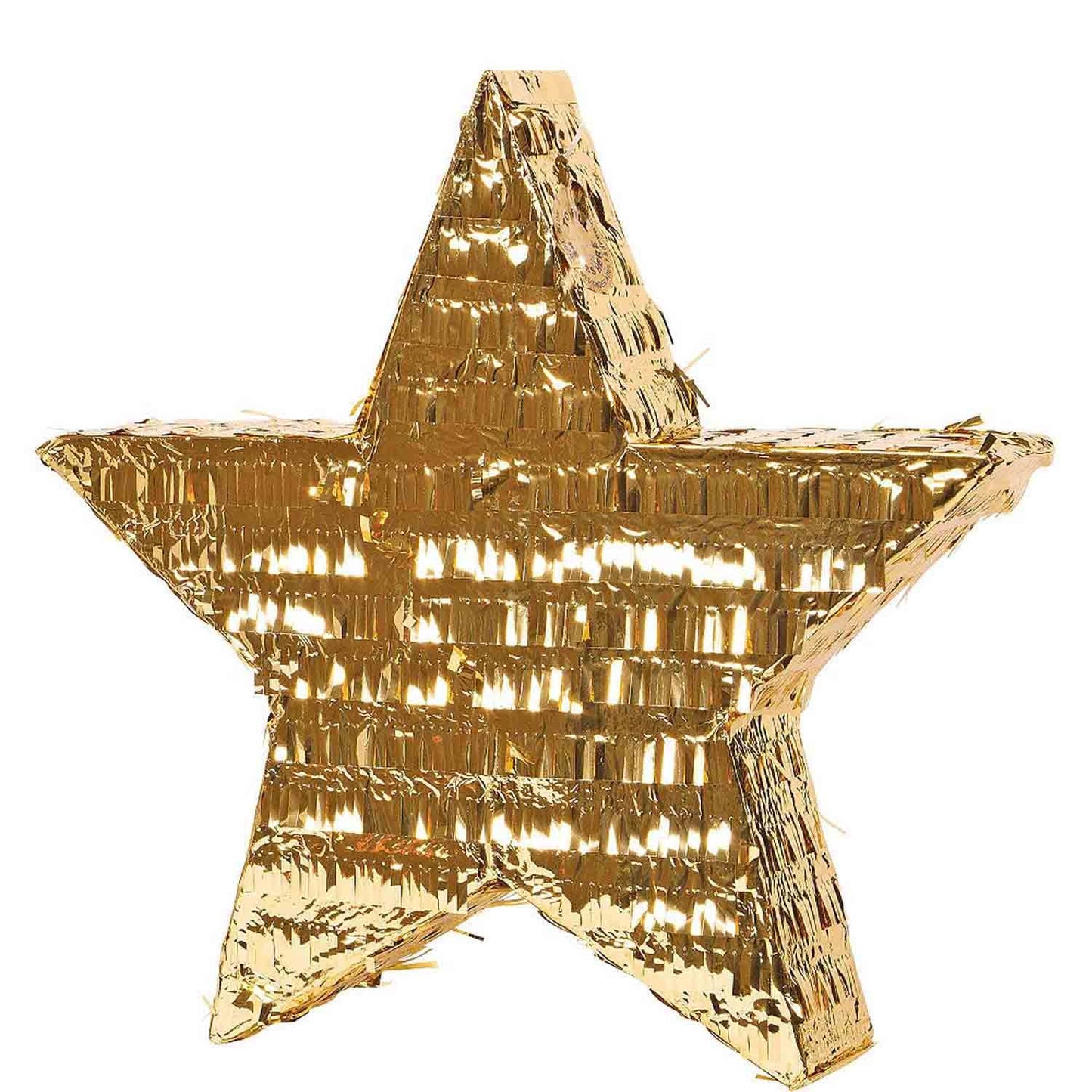 Star 2D Shape Gold Foil Pinata