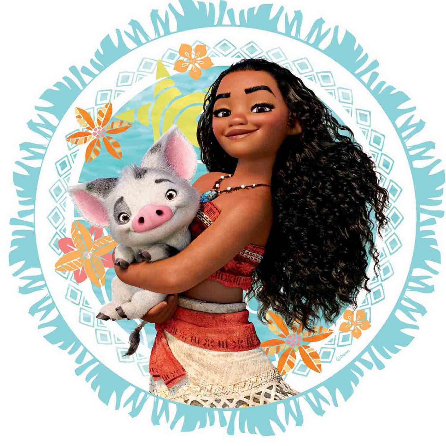 Moana Expandable Pull String Drum Pinata