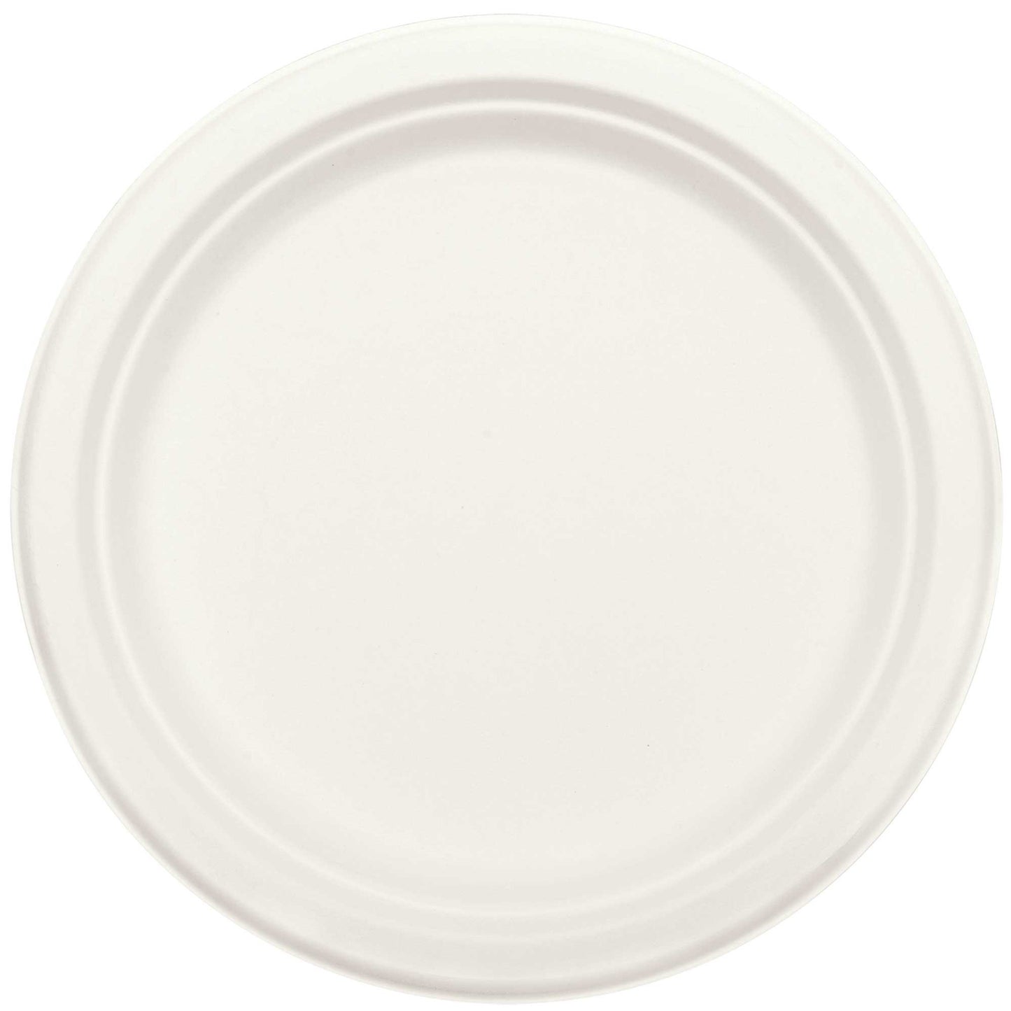 Eco Party Sugar Cane 10"/25cm White Round Plates