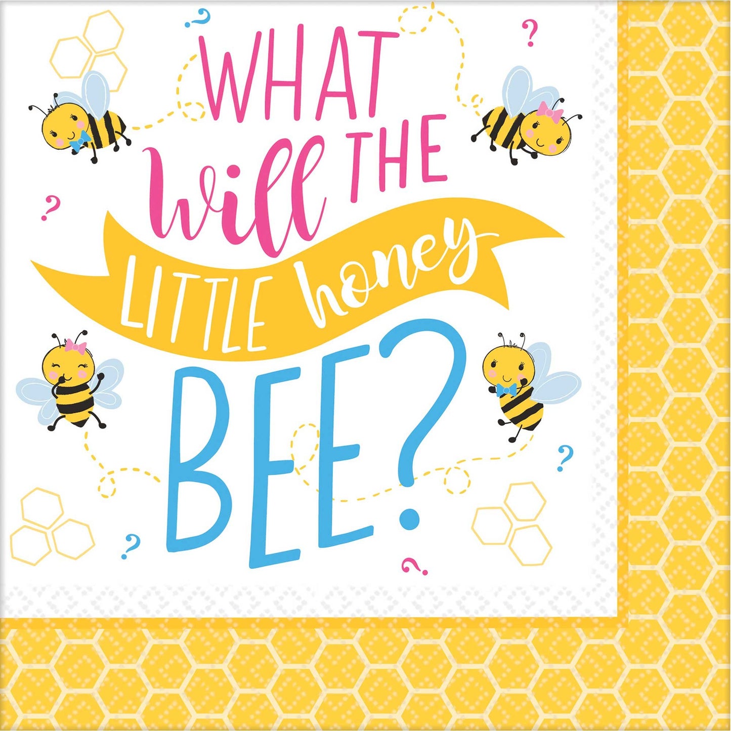 What Will it Bee? Lunch Napkins