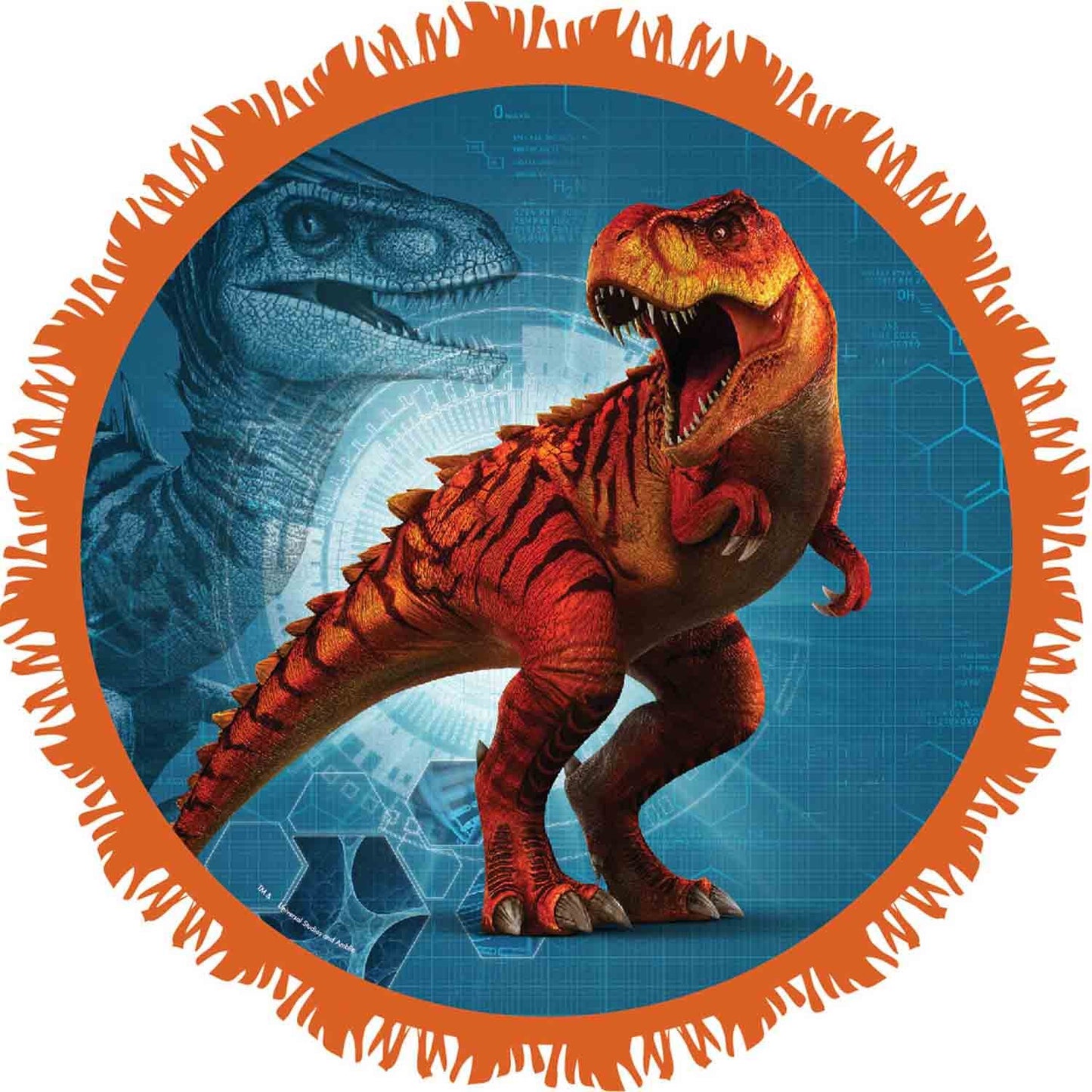 Jurassic World Expandable Pull String Drum Pinata