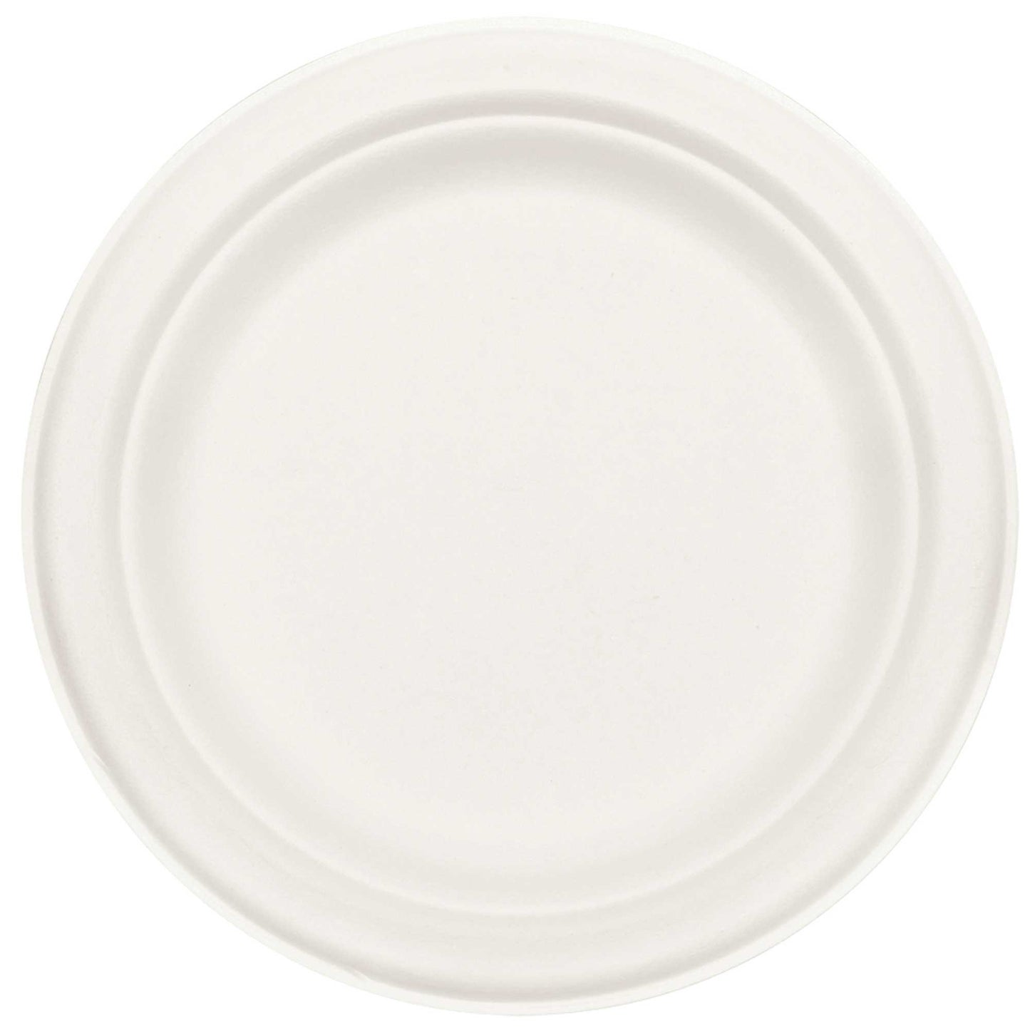 Eco Party Sugar Cane White Dessert Plates 6 3/4"/ 17cm