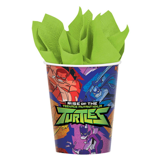 Rise of the Teenage Mutant Ninja Turtles 9oz/266ml Cups