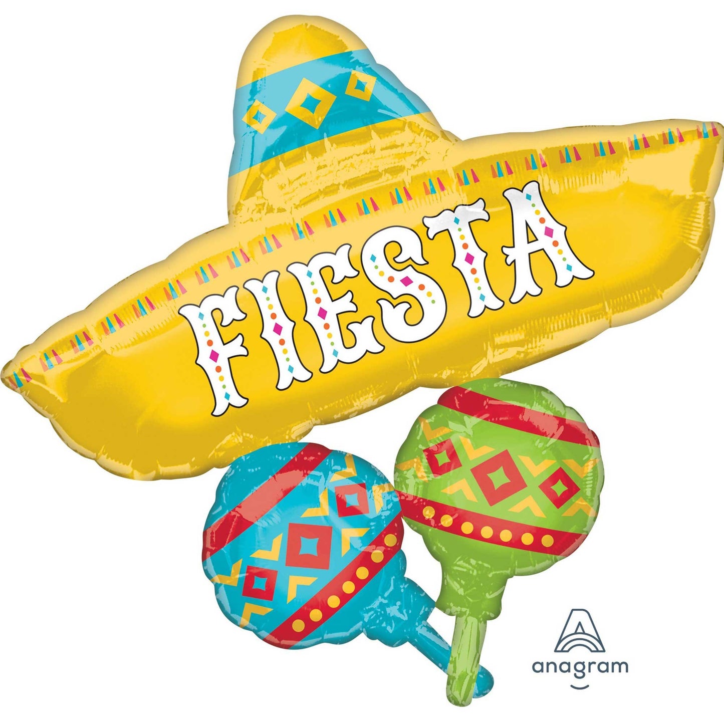 SuperShape Papel Picado Fiesta Hat Cluster