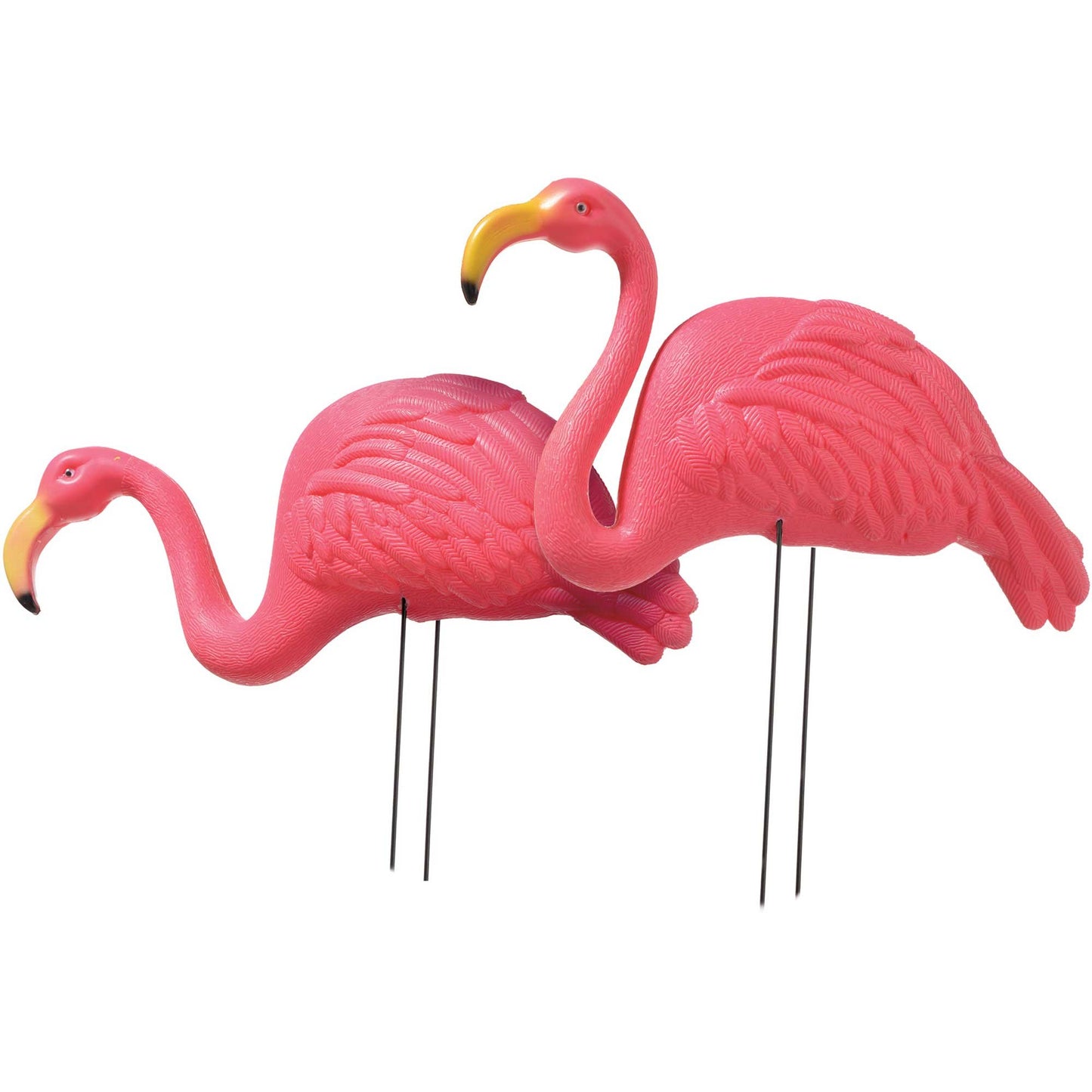 Summer Luau Flamingos Yard Stakes