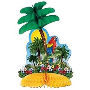 Tropical Island Centrepiece