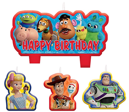 Toy Story 4 Happy Birthday Candle Set