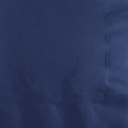 Navy Blue Beverage Napkins