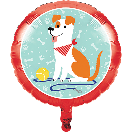 45cm Dog Party Foil Balloon