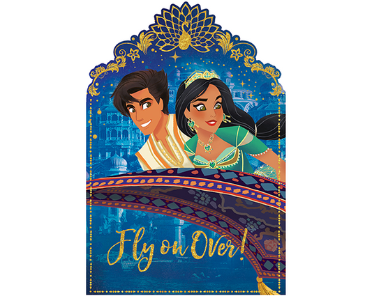 Aladdin Postcard Invitations (Pack of 8)