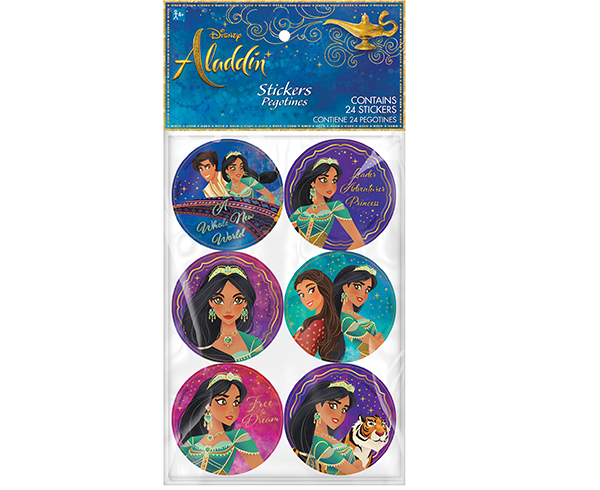 Aladdin Stickers (Pack of 24)