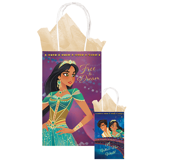 Aladdin Printed Kraft Bags (Pack of 8)