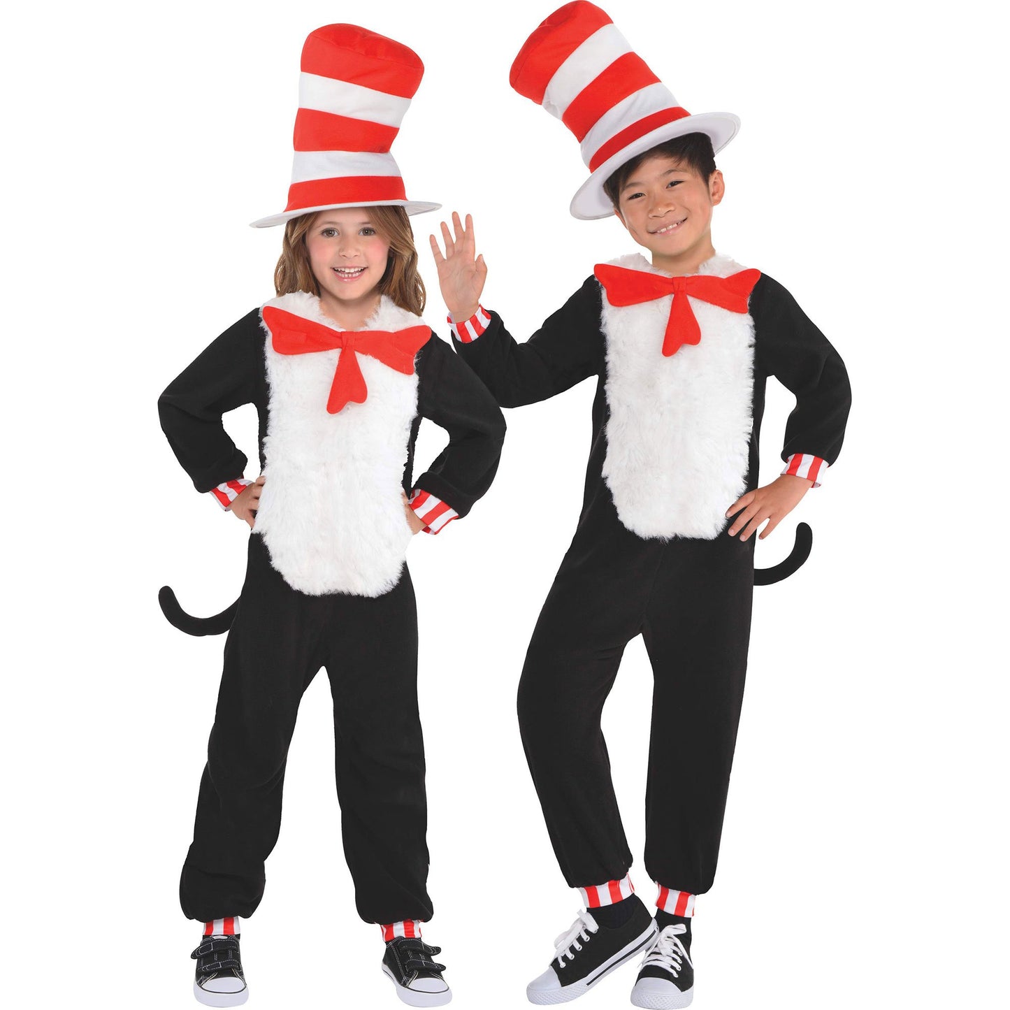 OUT OF STOCK Cat in the Hat Jumpsuit Costume Set 4-6 Years