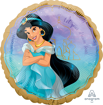 45cm Standard Aladdin Jasmine Once Upon A Time Balloon