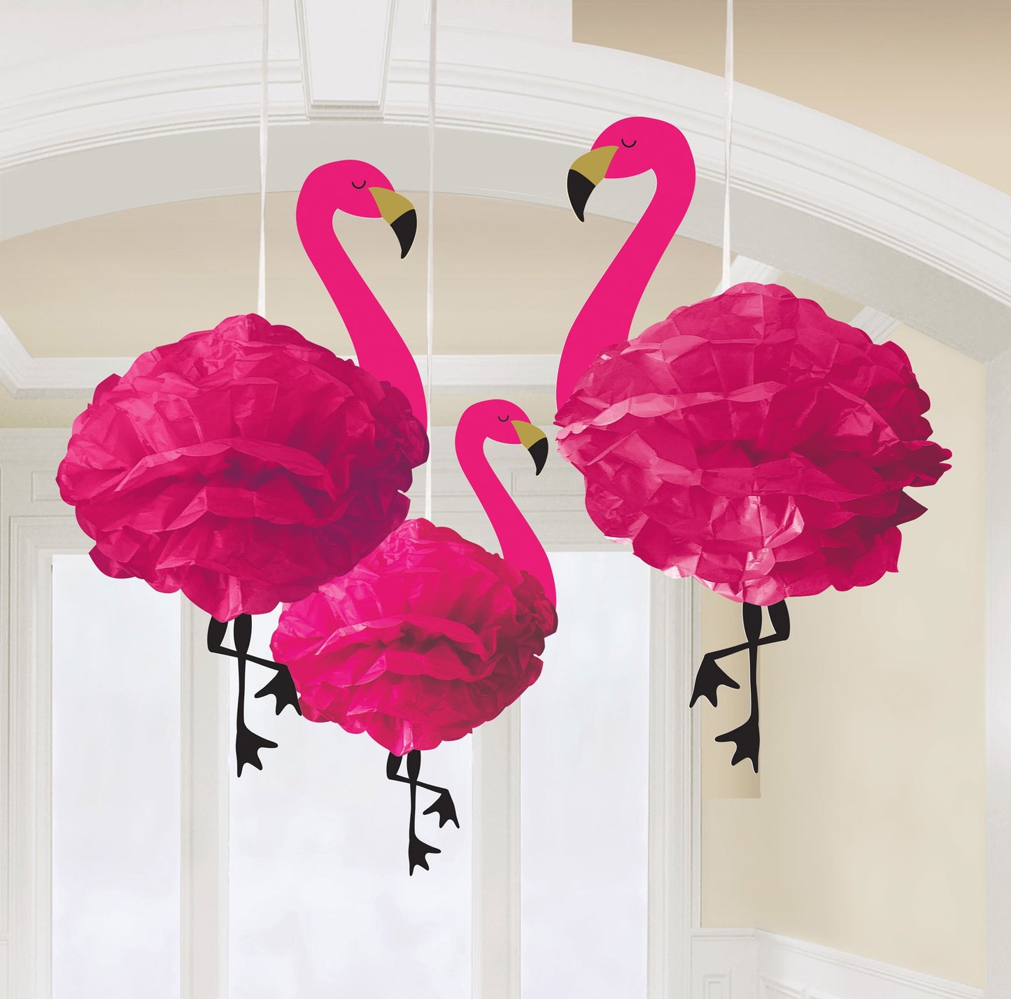 Flamingo Fluffy Hanging Decorations