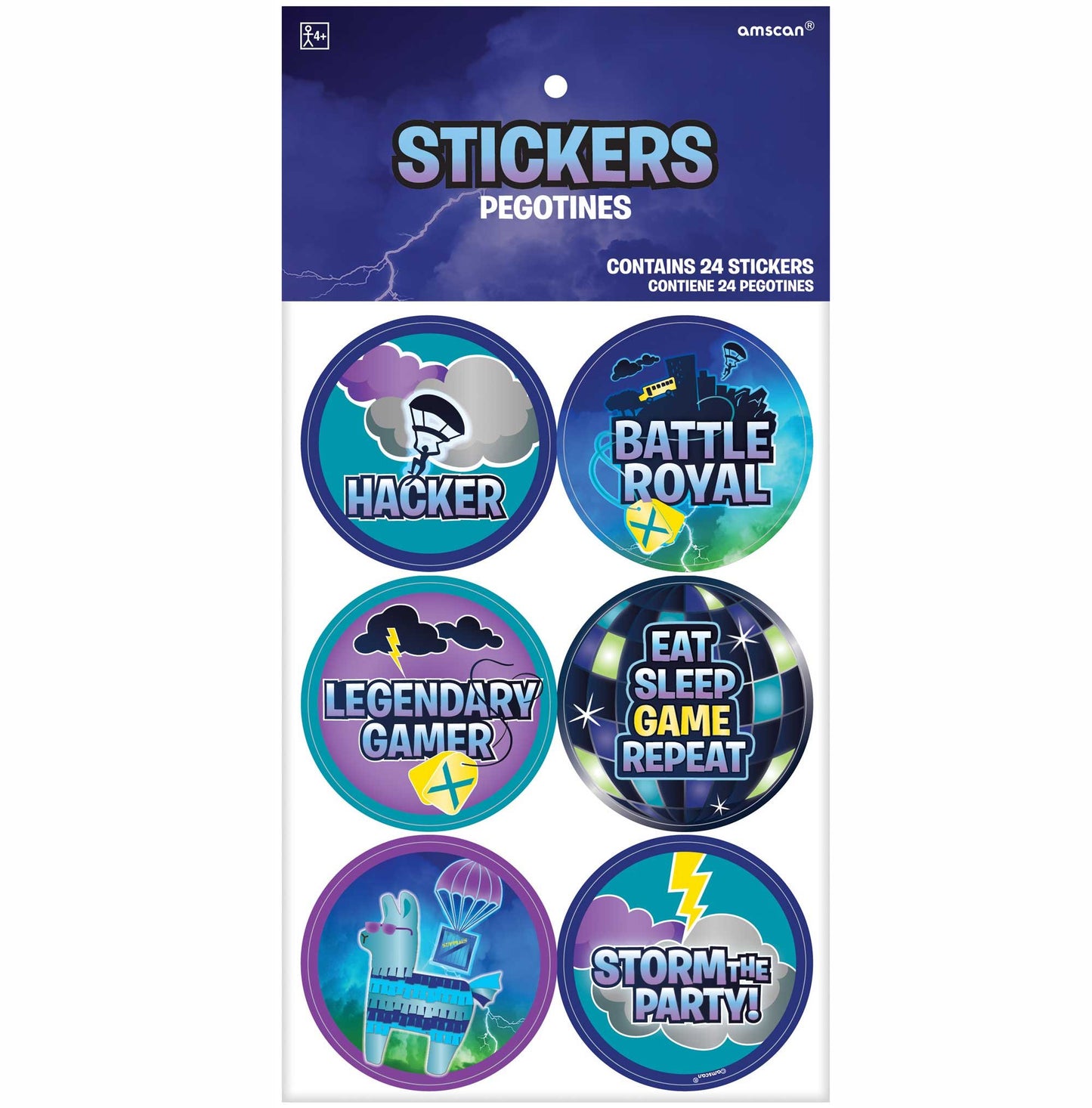 Battle Royal Stickers Favors