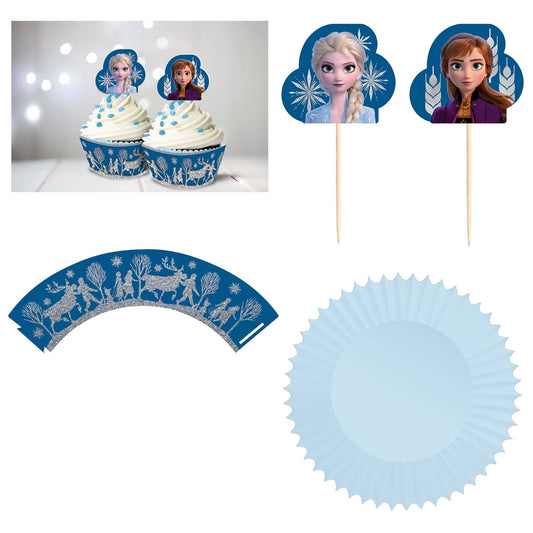 Frozen 2 Cupcake Kit Glittered