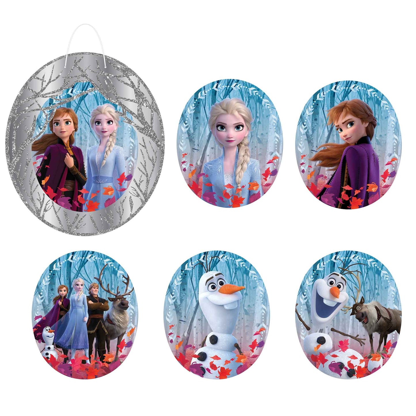 Frozen 2 Decorating Kit Glittered