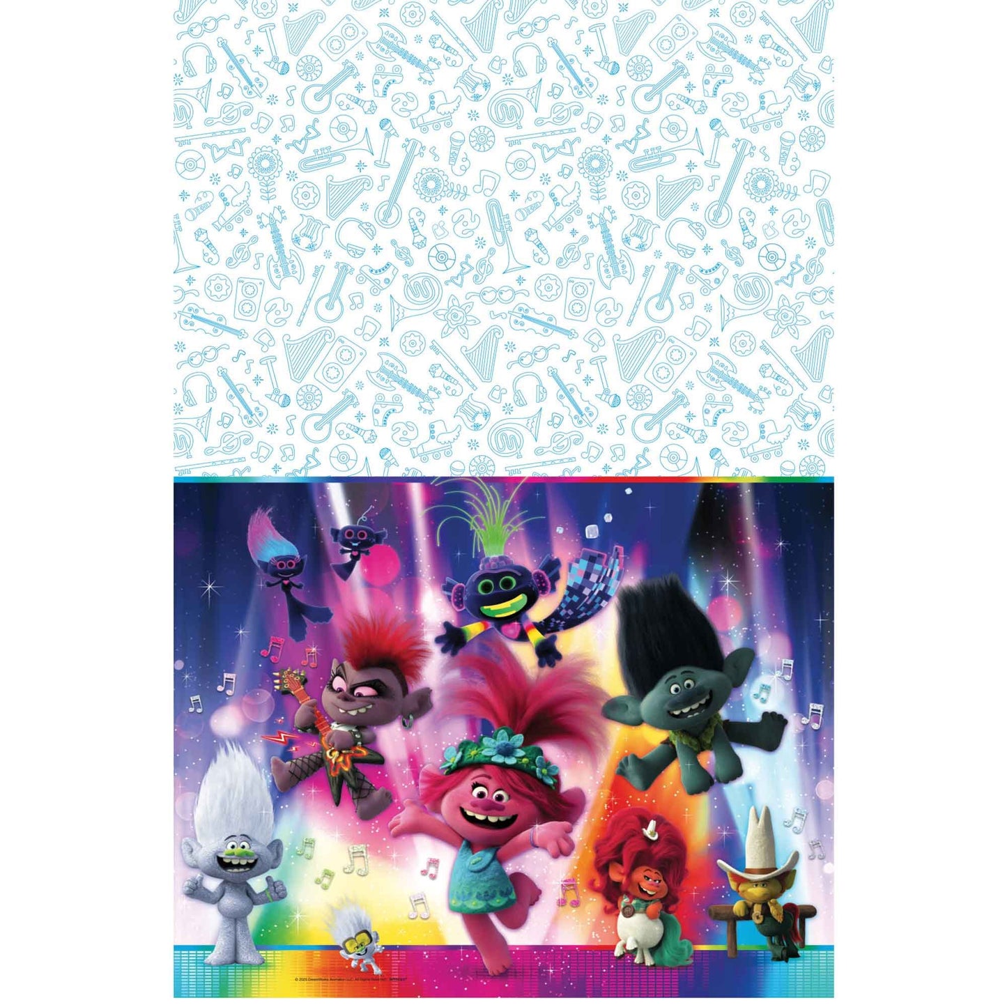 Trolls World Tour Plastic Tablecover