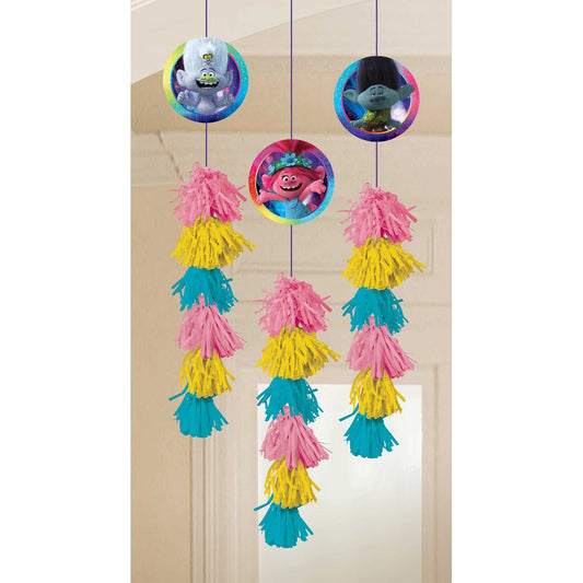 Trolls World Tour Hanging Dangle Decorations