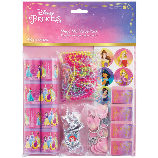 Disney Princess Once Upon A Time Mega Mix Favours (Pack of 48)