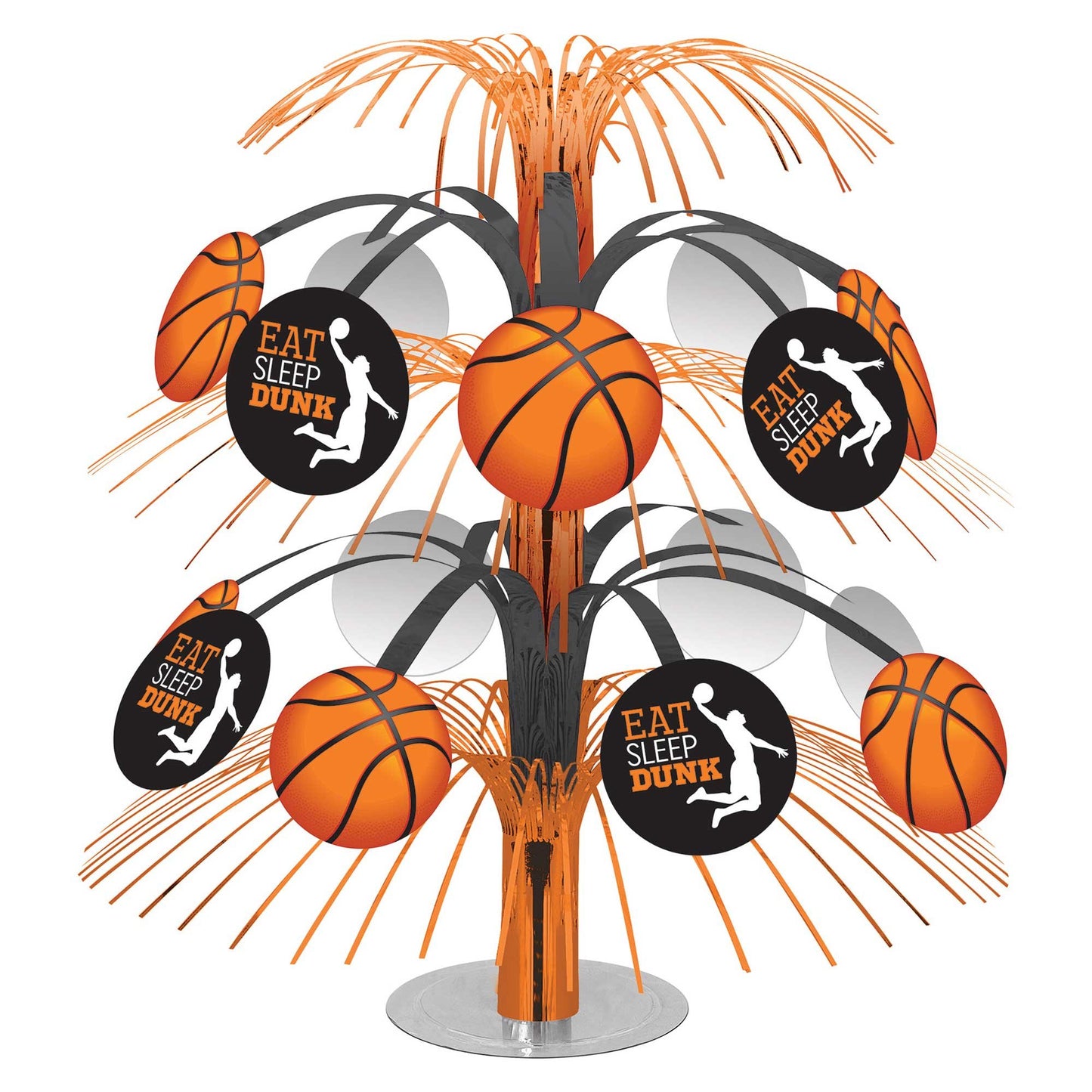 Nothin' But Net Basketball Cascade Party Table Centrepiece