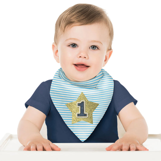 1st Birthday Boy Bib