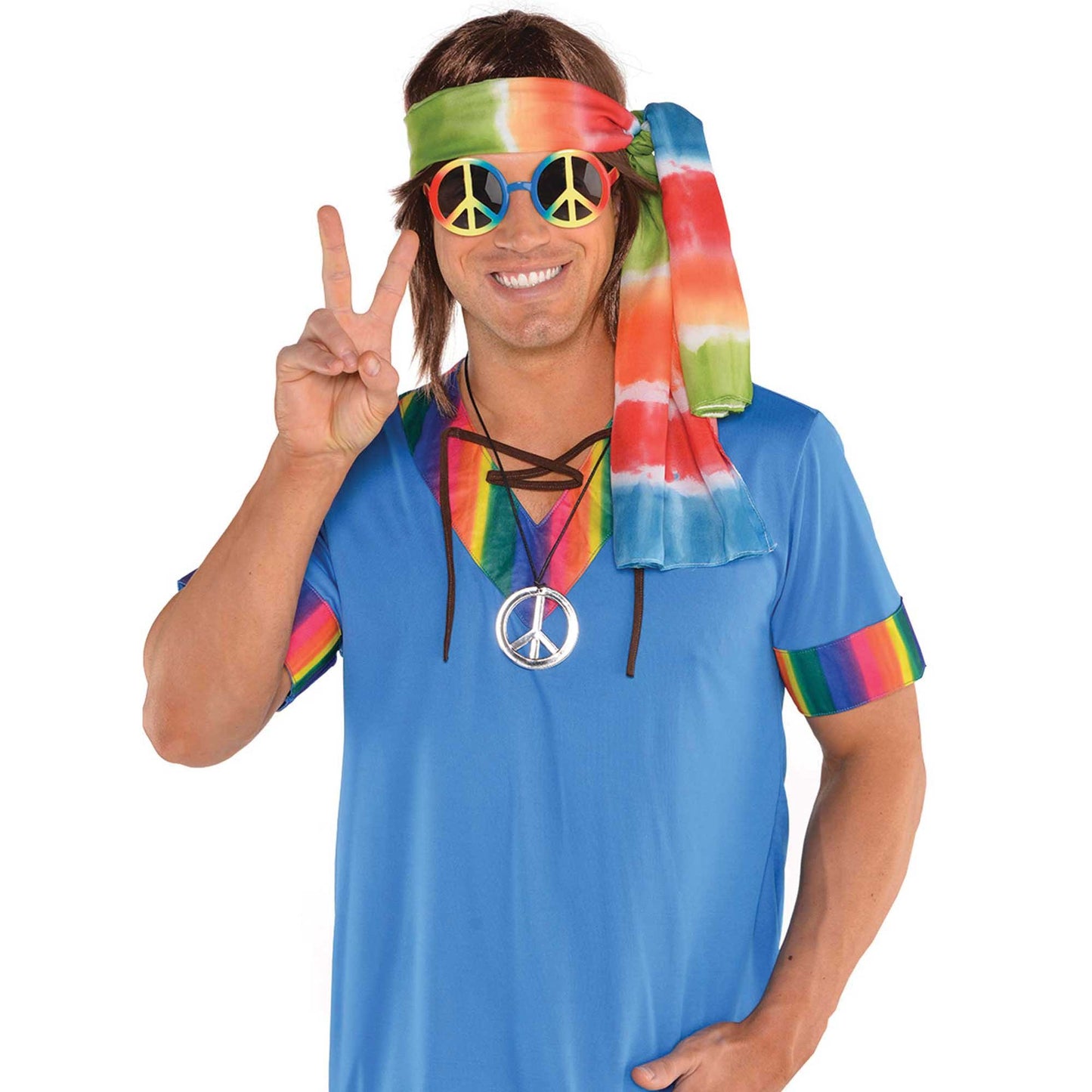 60's Hippie Adult Costume Kit