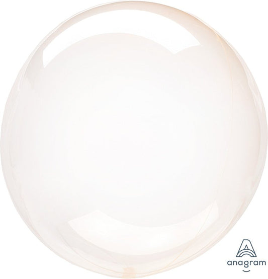 Crystal Clearz Petite Orange Round Balloon