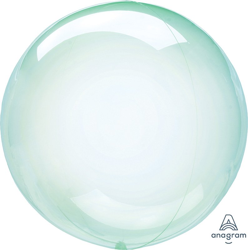 Crystal Clearz Petite Green Round Balloon