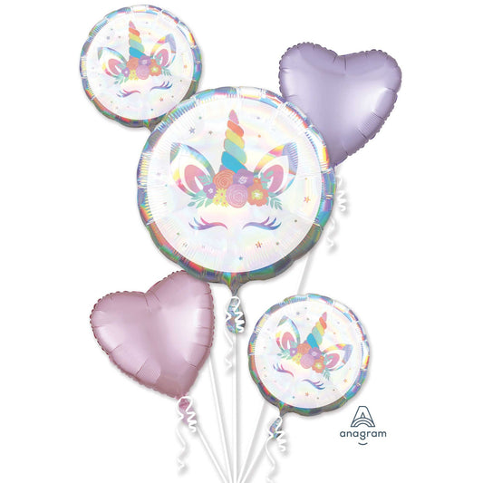 Bouquet Unicorn Party Iridescent