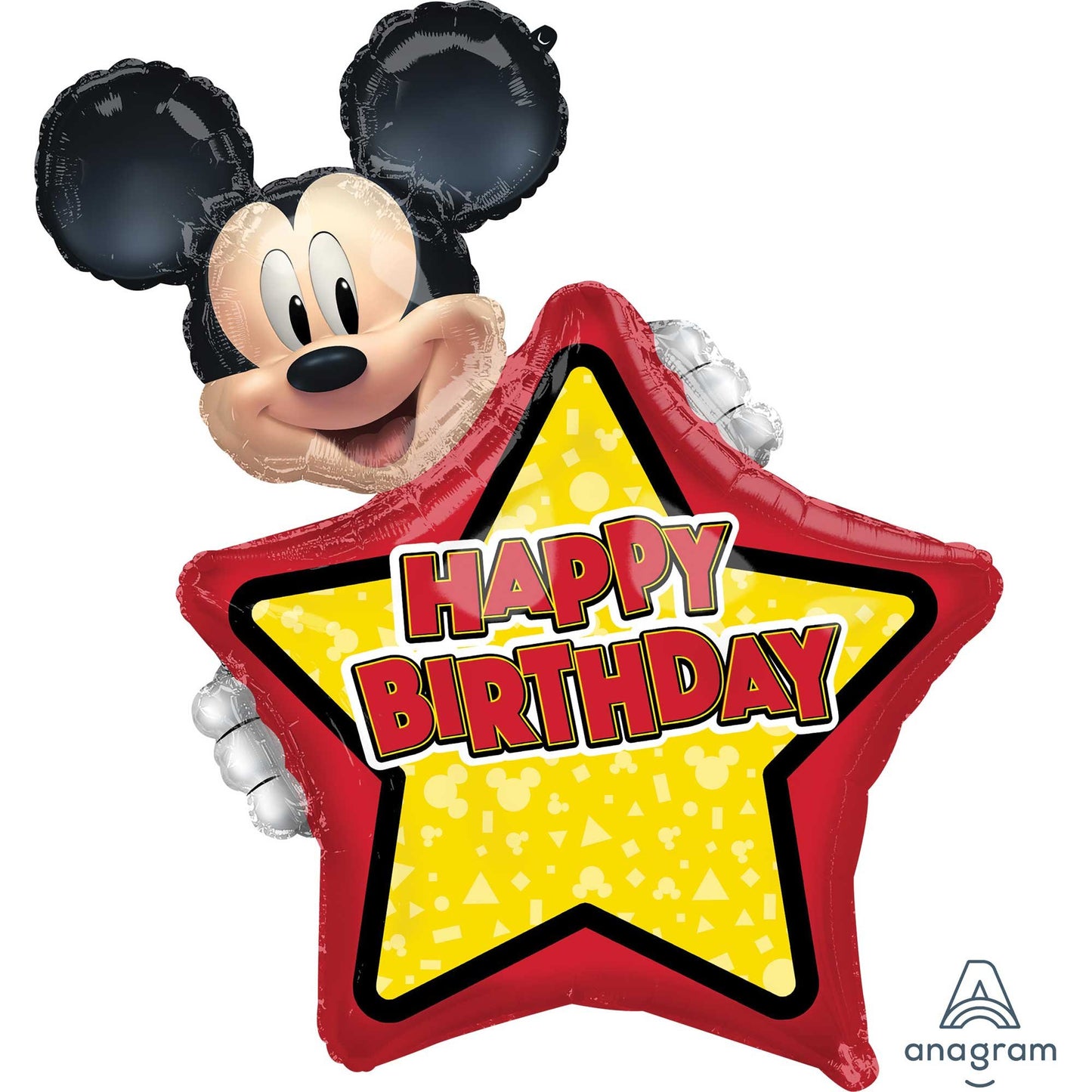 SuperShape Personalized XL Mickey Mouse Forever Happy Birthday