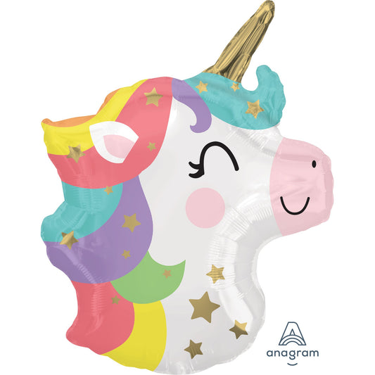 Standard Shape XL Baby Unicorn Head