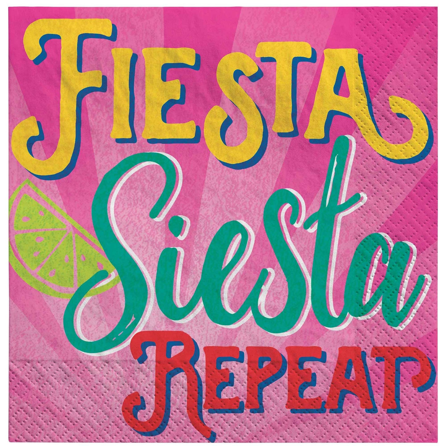 Fiesta Siesta Repeat Beverage Napkins