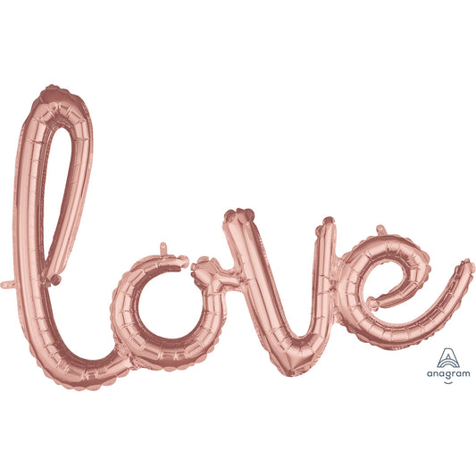 CI: Phrase Script love Rose Gold