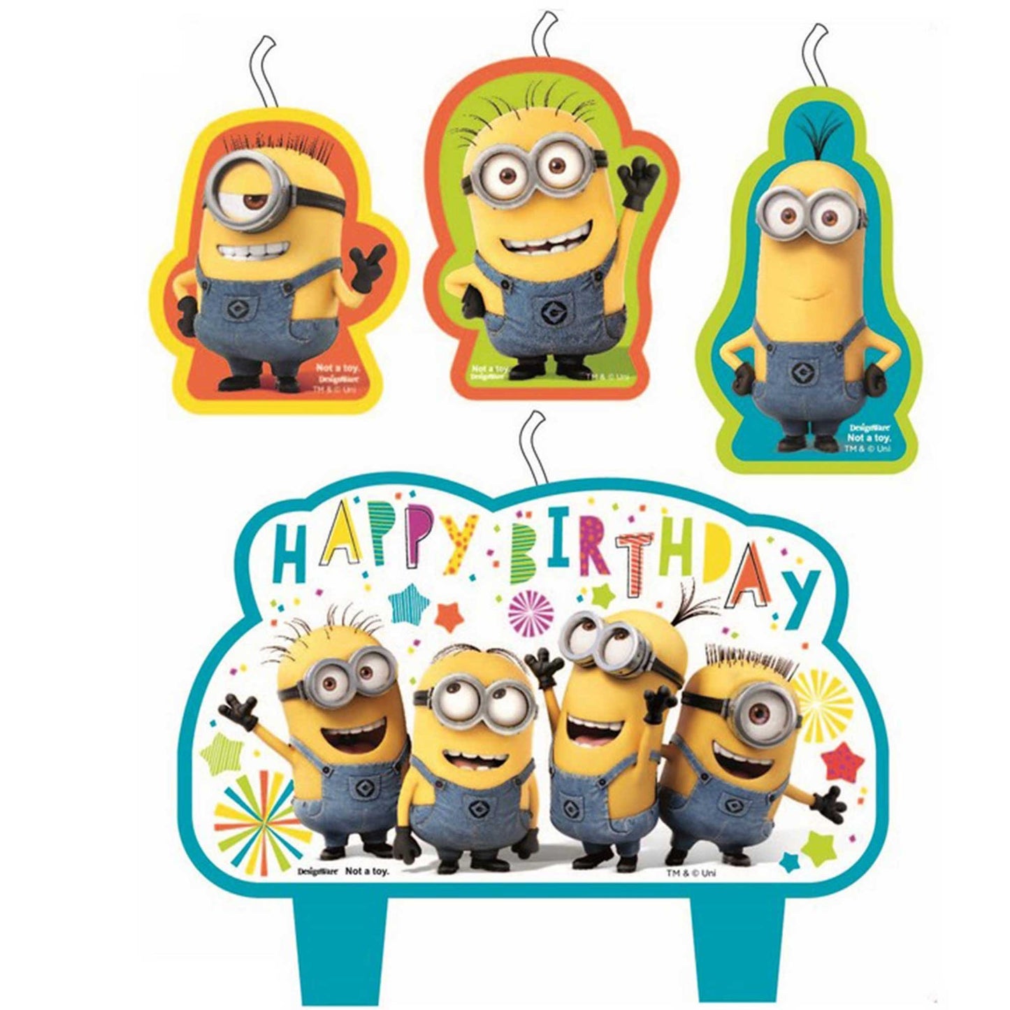 Despicable Me Birthday Candle Set