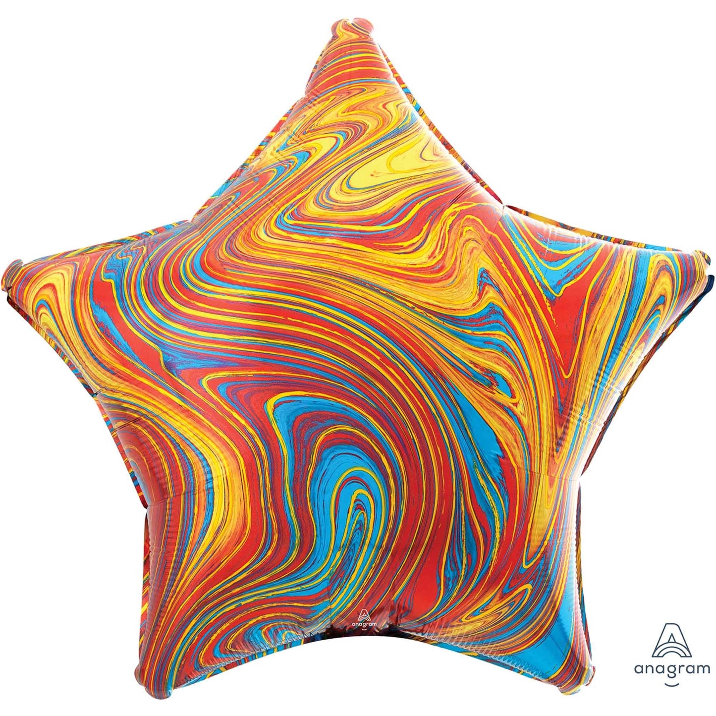 45cm Standard XL Marblez Colourful Star