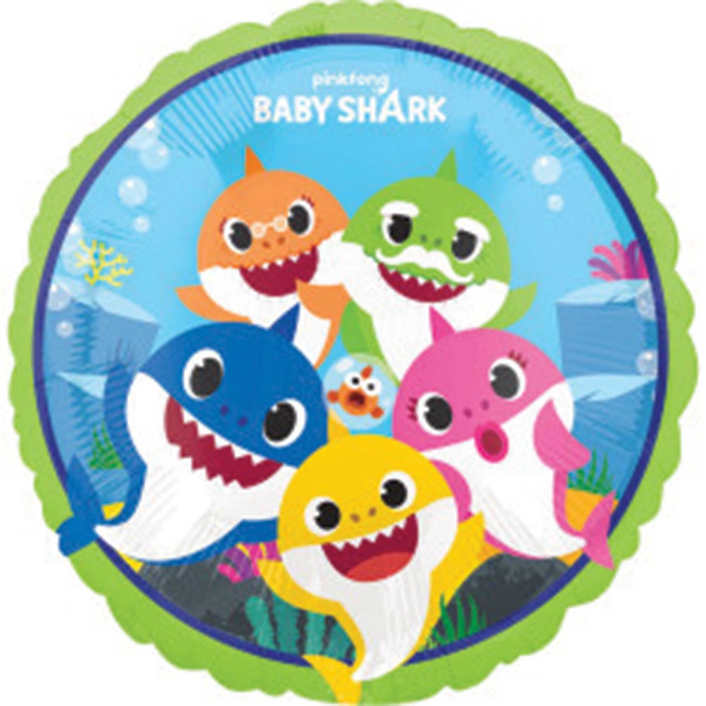 45cm Standard Baby Shark Balloon