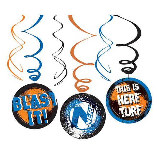 Nerf Swirl Decorations