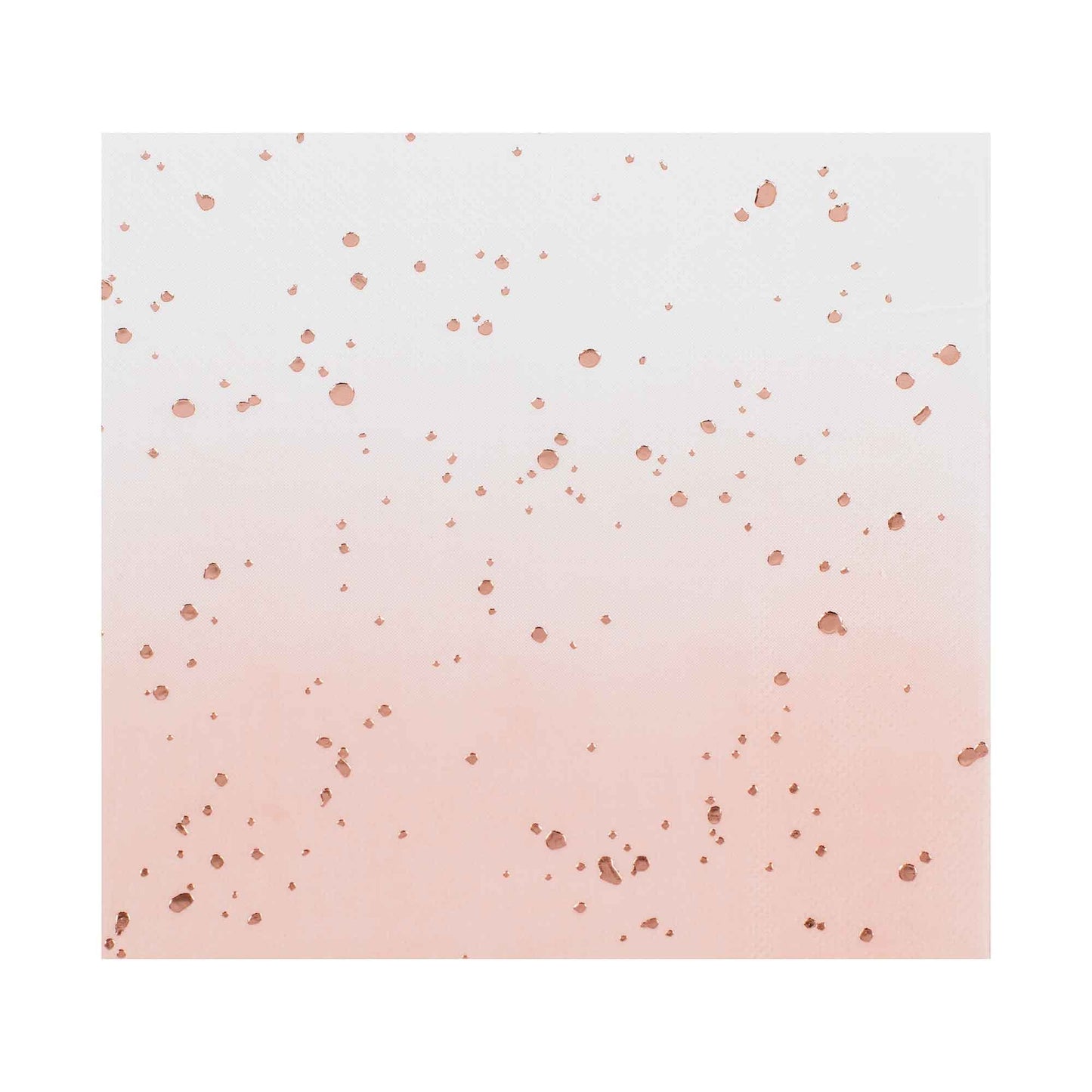 Mix It Up Ombre Rose Gold Foiled Napkins