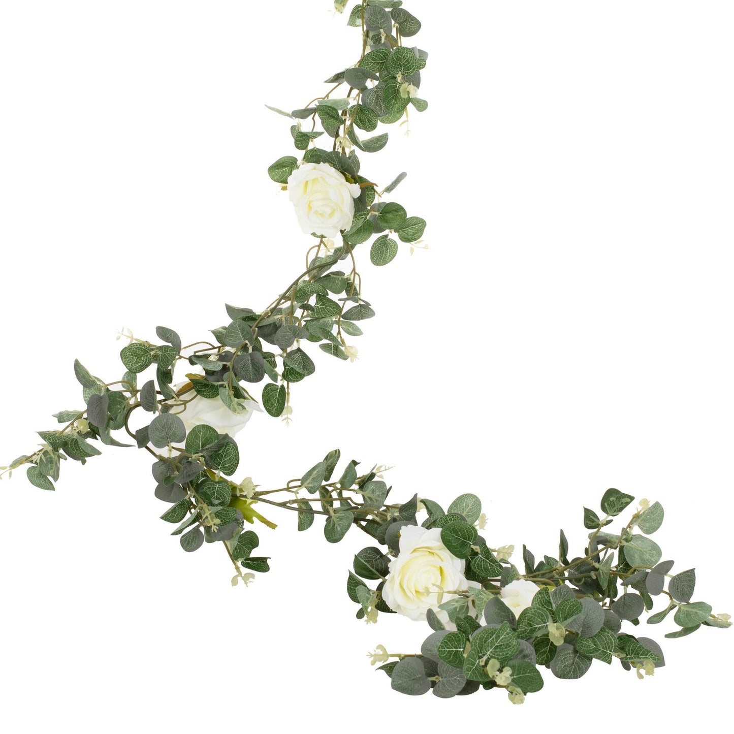 Botanical Wedding Eucalyptus & White Flower Garland