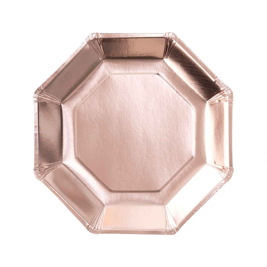 Pick & Mix Rose Gold Plates Plain Rose Gold