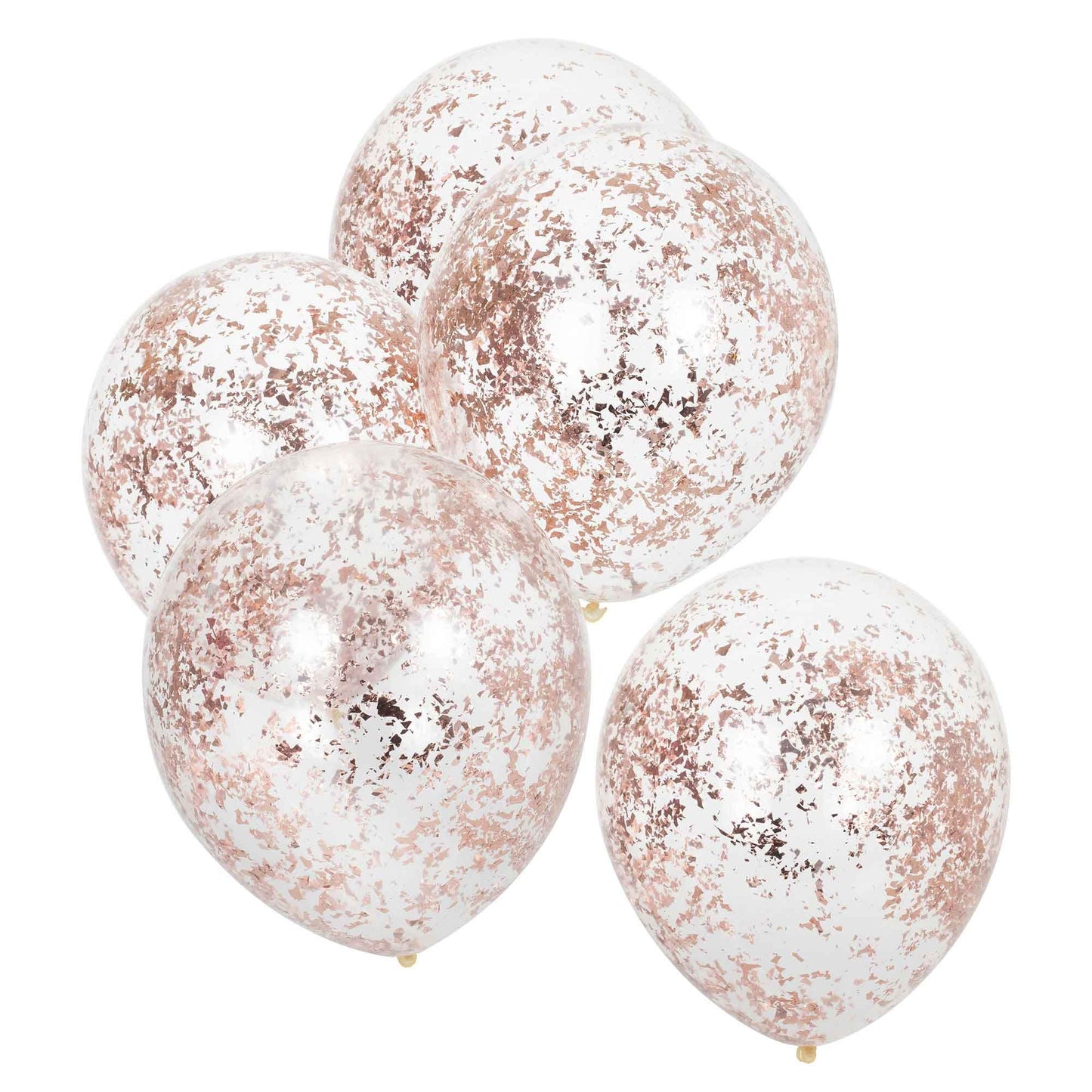 Mix It Up Rose Gold Foil Confetti Filled 30cm Balloons